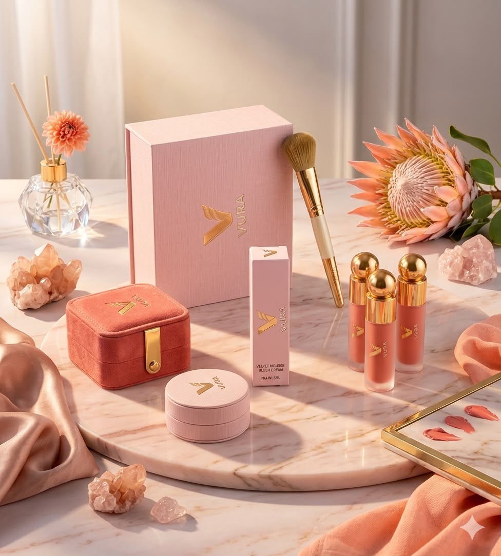 VURA Velvet Mousse Blush Cream | Soft Matte Lip & Cheek Color